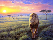 Diamond Painting - Leeuw op de Savanne